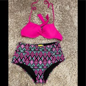 High waisted Swim Suit